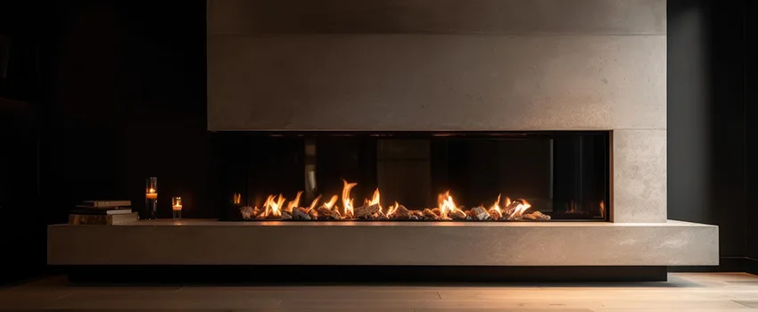 Gas Fireplace Ember Bed Design Services in Sugar Hill, Georgia
