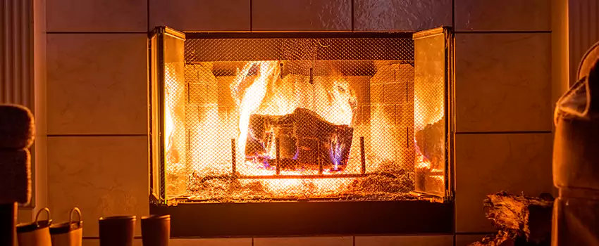 Mendota Hearth Landscape Fireplace Installation in Sugar Hill, Georgia