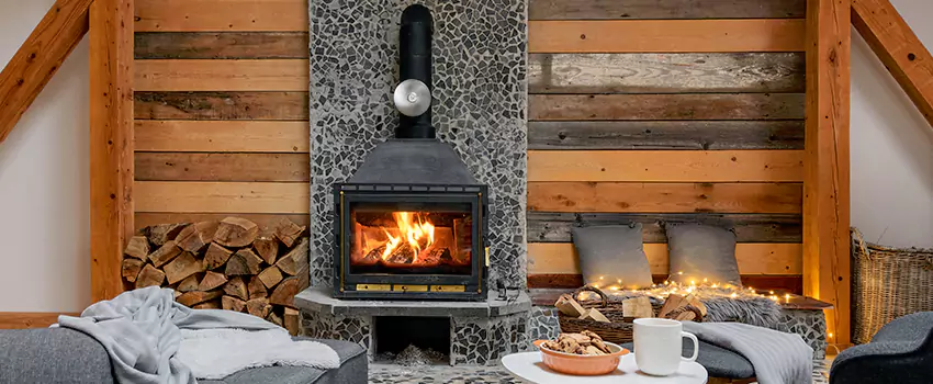 Thelin Hearth Products Direct Vent Gas Stove Fireplace Inspection in Sugar Hill, Georgia